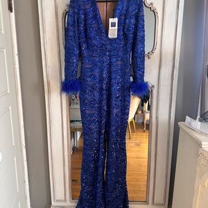 NADINE MERABI Tia Jumpsuit New With Tags Never Worn Size M 6/8